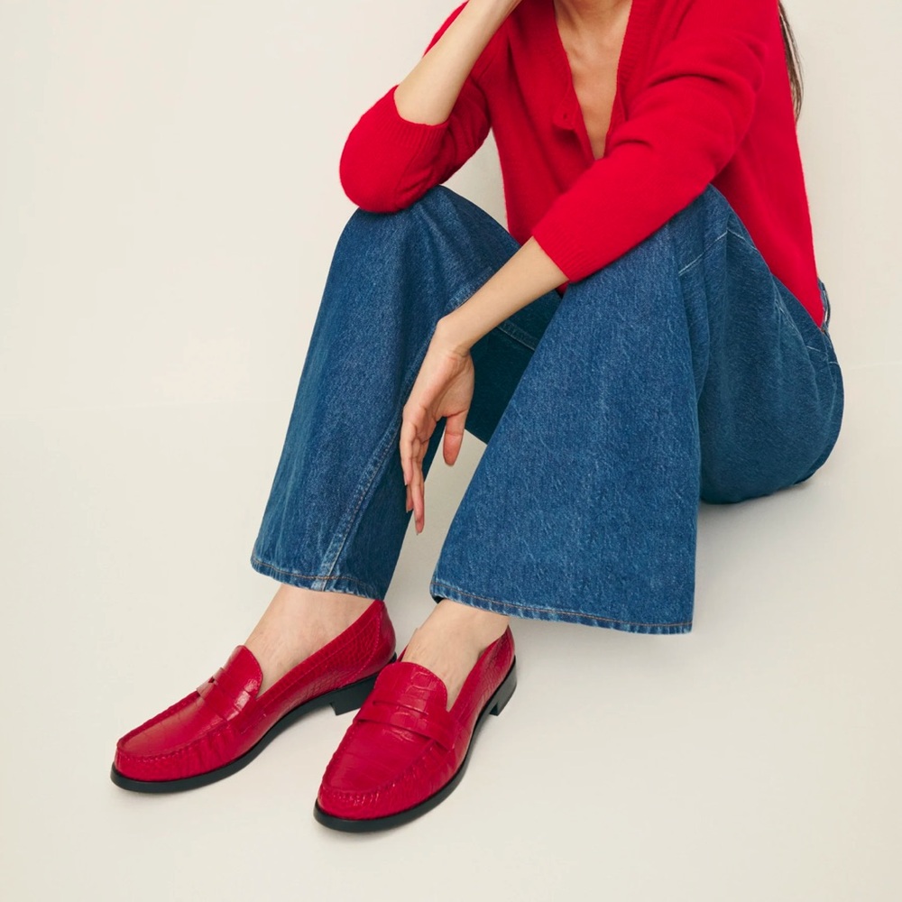 NEW in Box Reformation Red Loafers